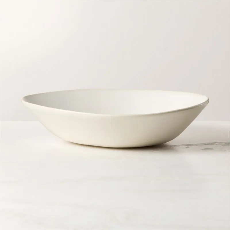 Selene Ivory Stoneware Pasta Bowls Set of 6