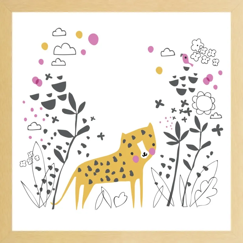 Little jungle leopard by Lizzie Mackay for Artfully Walls
