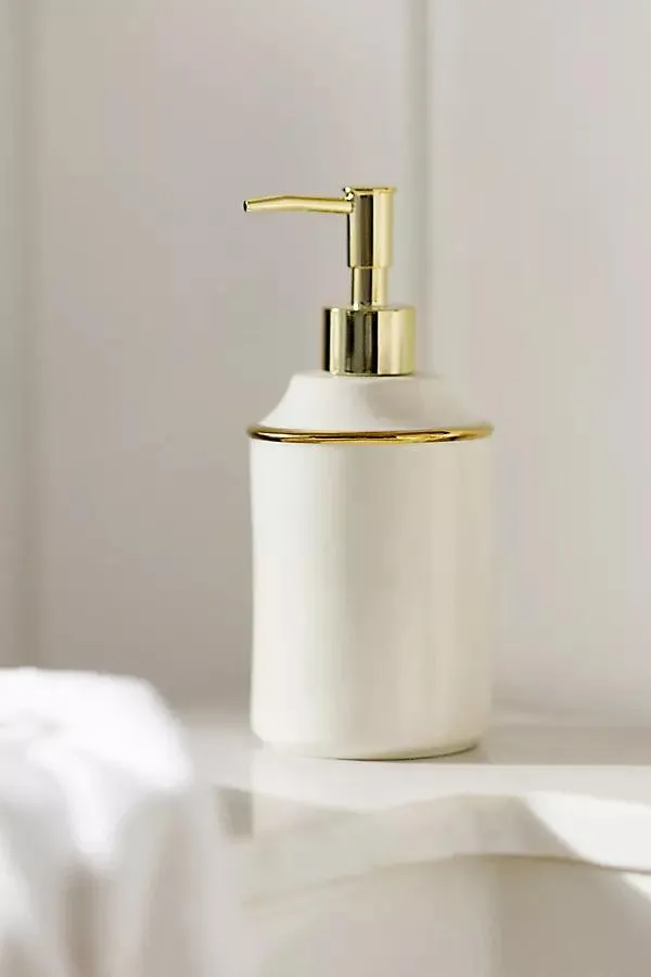 Piper Tipped Ceramic Soap Dispenser