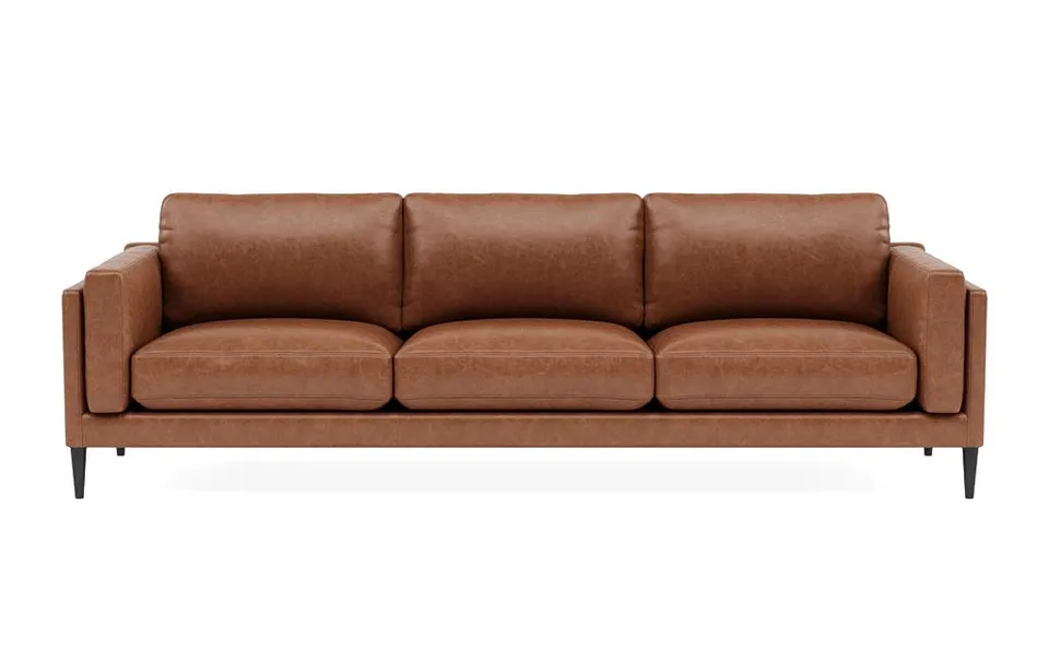 Gaby Leather 3-Seat Sofa
