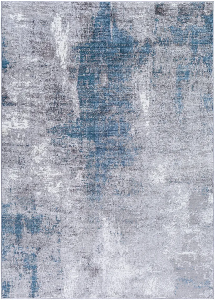 Wanderlust Gray Indoor 7'10" x 10'2" Machine Woven Rug