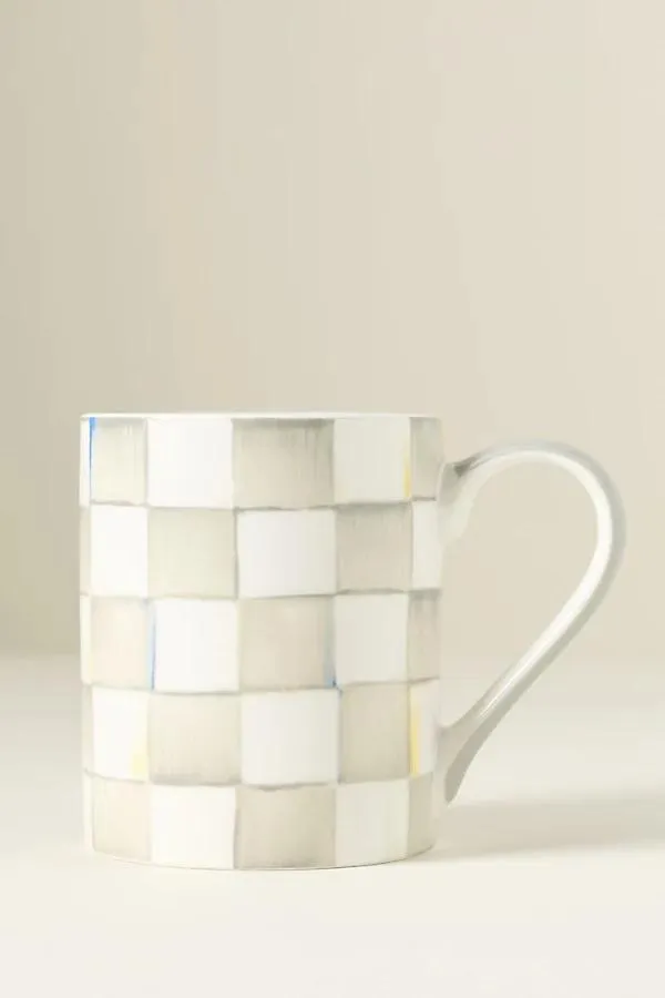 Check Porcelain Mug