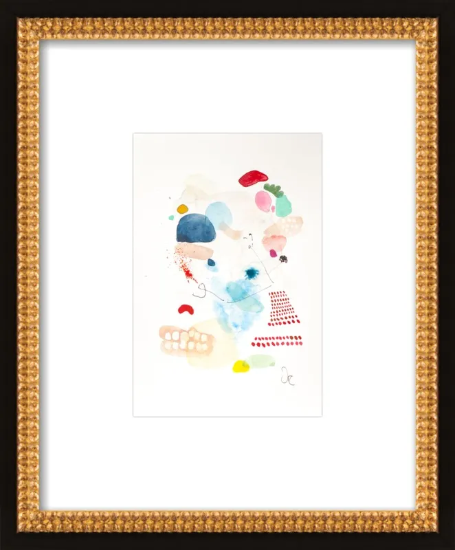 Red diamonds by Victoria Gonzalez for Artfully Walls