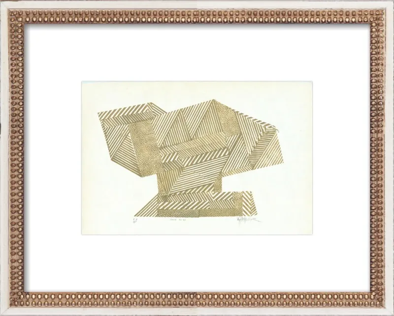 Striped Shape nr. 40 by Paulina Vårregn for Artfully Walls