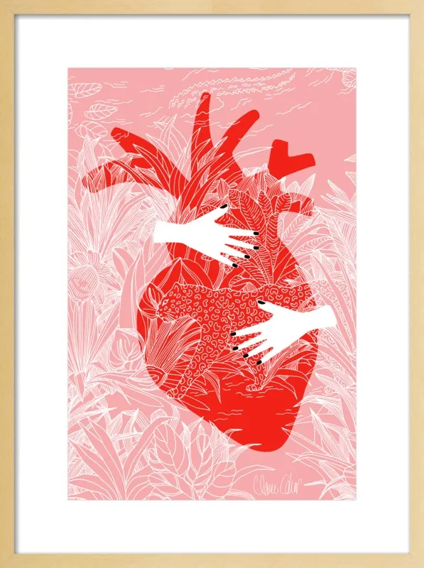 REFUGE ROSE by Claire Colin for Artfully Walls