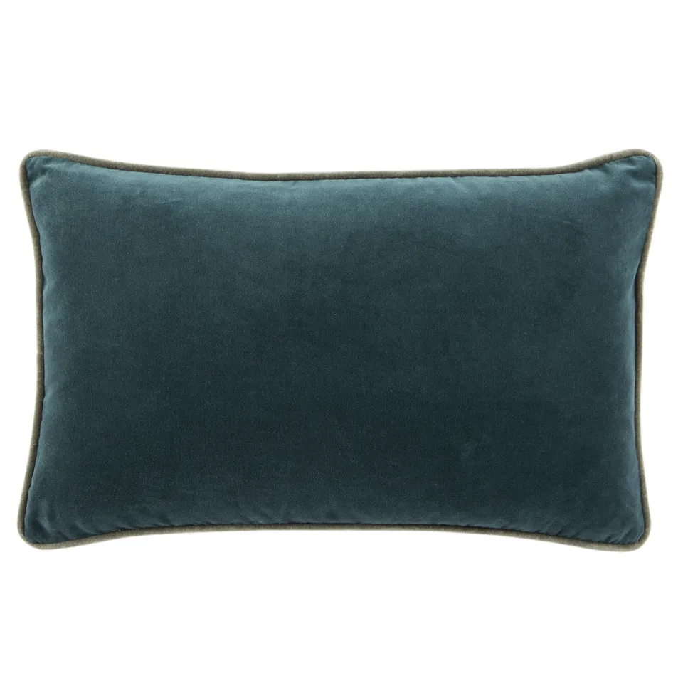 Design (US) Teal Cream 13"X21" Pillow