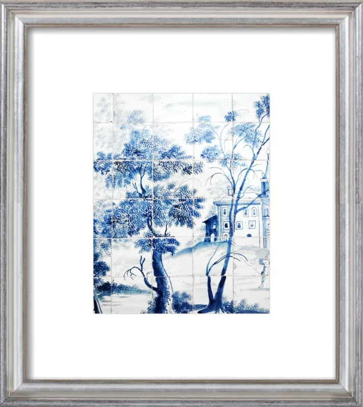 Lisbon Blue Tiles Two by Lupen Grainne for Artfully Walls