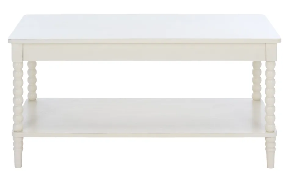 Orbis Rectangle Coffee Table - Distressed White