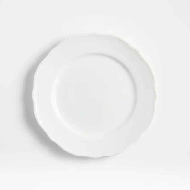 Loire White Porcelain Salad Plate