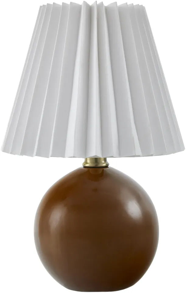 Ferez  Glazed 12"H x 8"W x 8"D Accent Table Lamp
