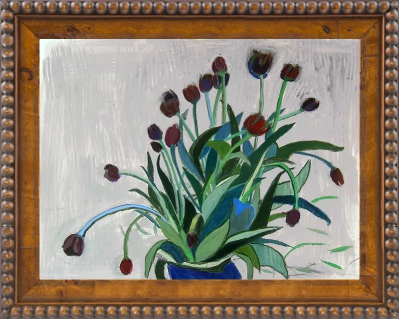 queen of the night tulip by Liz Innvar for Artfully Walls