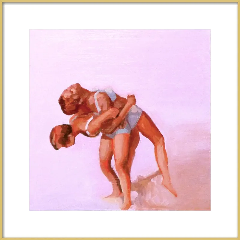 wrestling by Mary Sinner for Artfully Walls