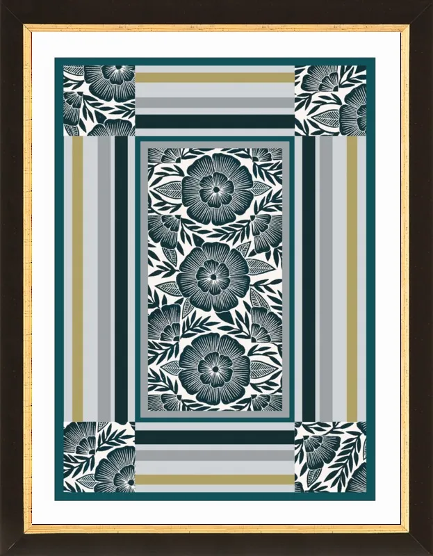 Botanical Frame 1 by Katharine Watson for Artfully Walls