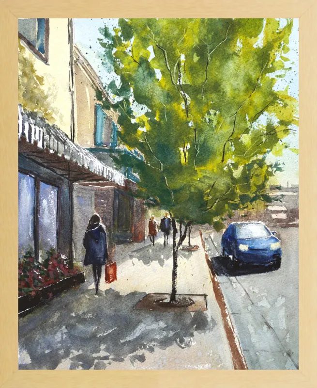 Shops in Laguna by Lauren Dusing for Artfully Walls