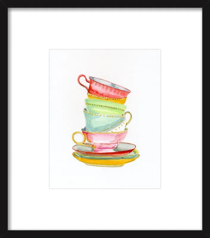 Teacups by Miri Eshet for Artfully Walls
