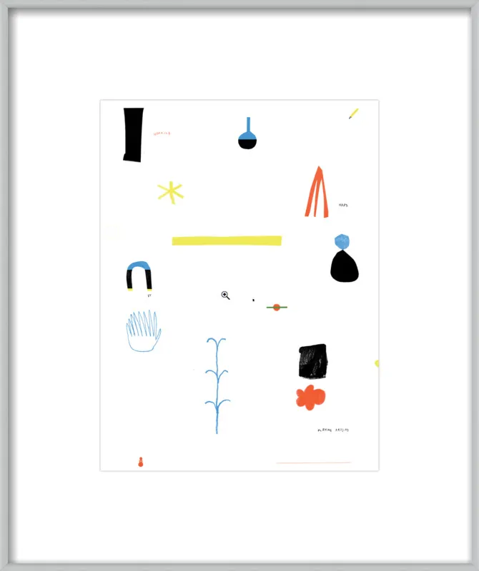Working hard by playing around  by Agata Królak for Artfully Walls