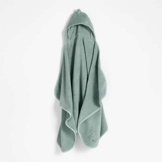 Nachi 100% Organic Cotton Blue Hooded Kids Towel