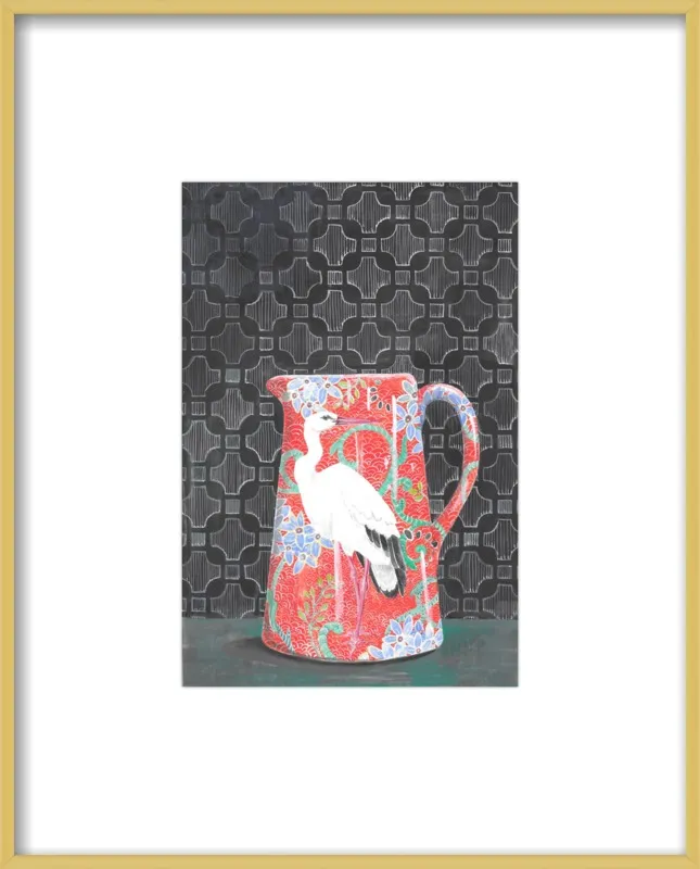 Red Vase by Miri Eshet for Artfully Walls