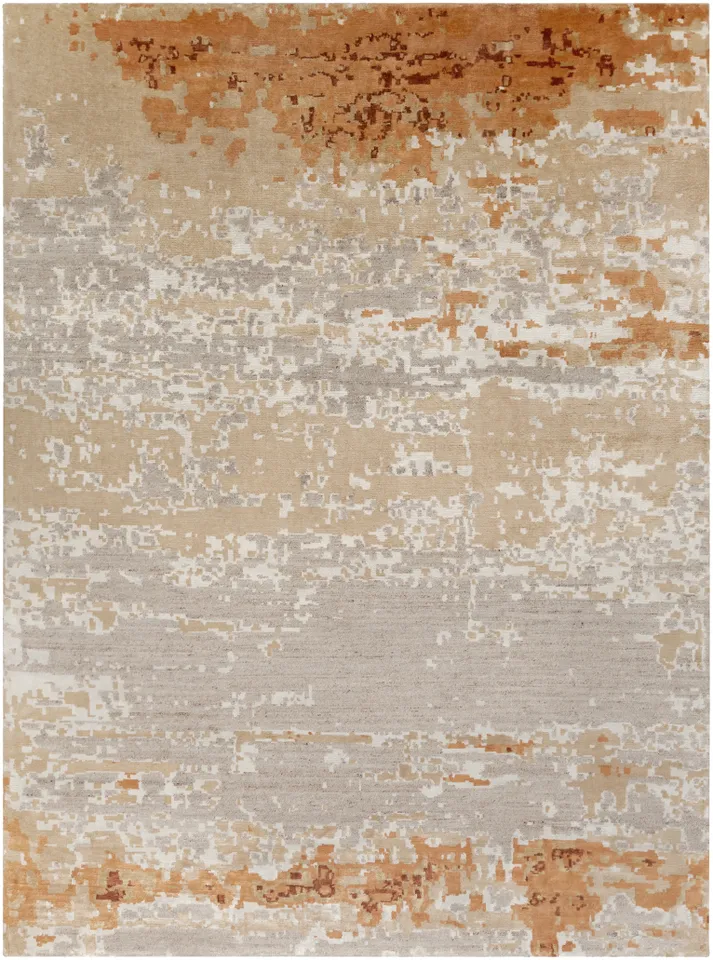 Ephemeral Beige Indoor 8' x 11' Handmade Rug