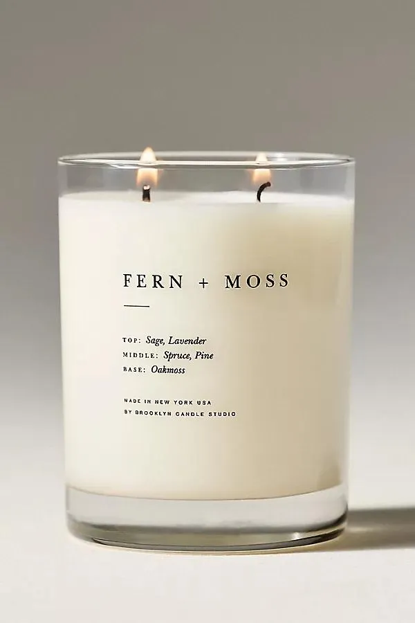 Brooklyn Candle Co. Fresh Fern + Moss Glass Candle
