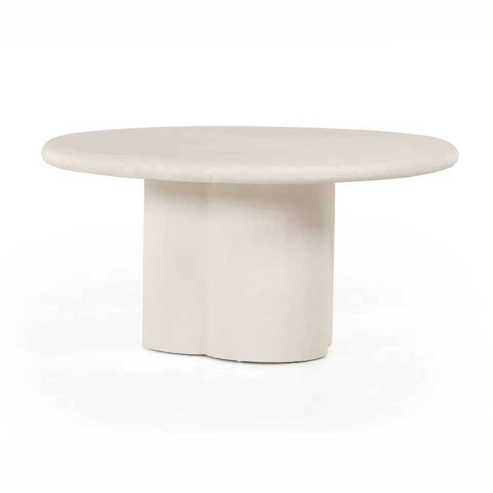 Grano Dining Table-Plaster Molded Concte