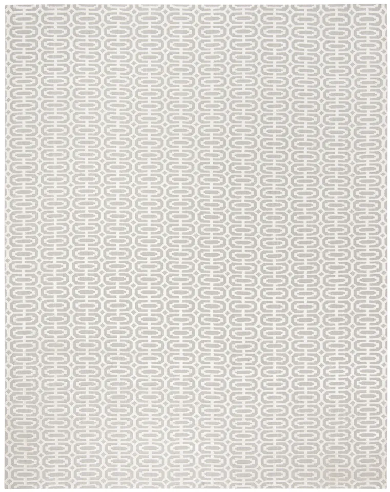 Arlo Home Hand Loomed Area Rug, MIR902A, Silver/Ivory,  9' X 12'