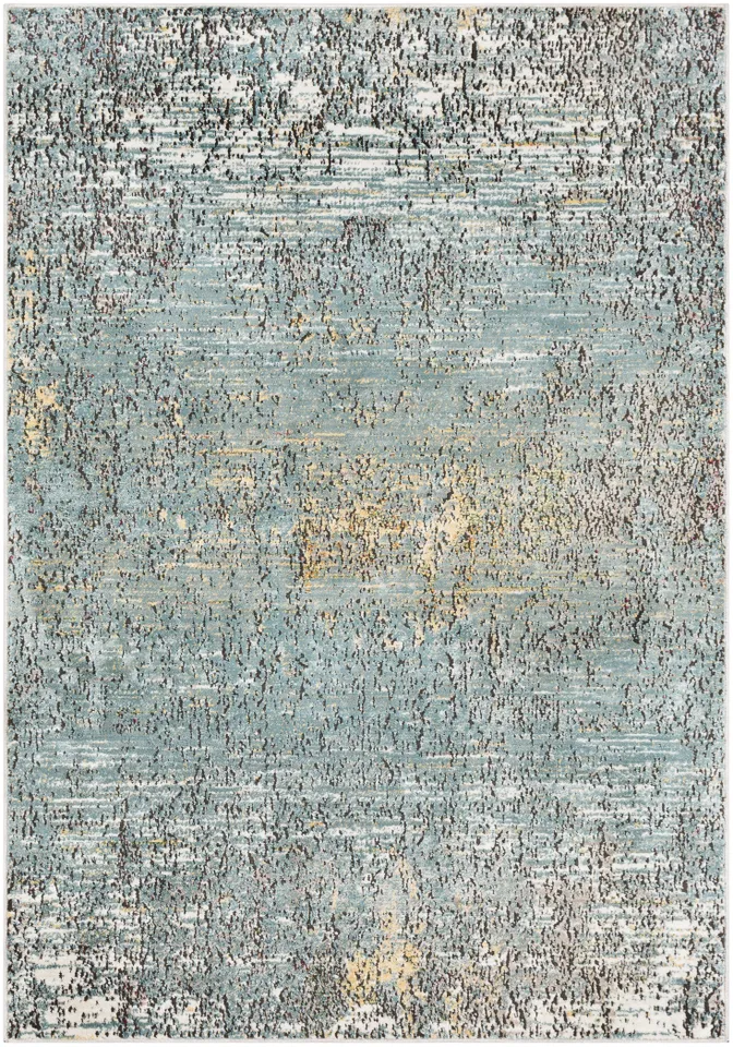 Herati Blue Indoor 7'10" x 10'6" Machine Woven Rug
