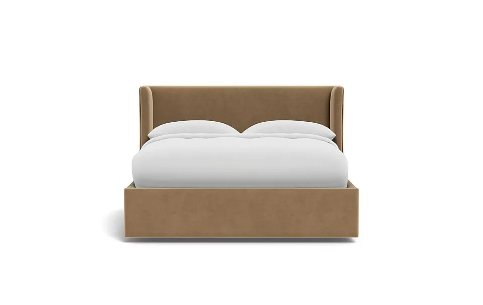 Graham Upholstered Bed with Contrast Piping and Storage Option