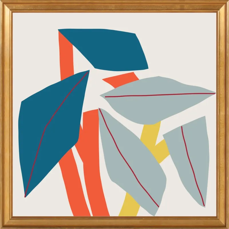 Colourful leaves by Jessica Nielsen for Artfully Walls