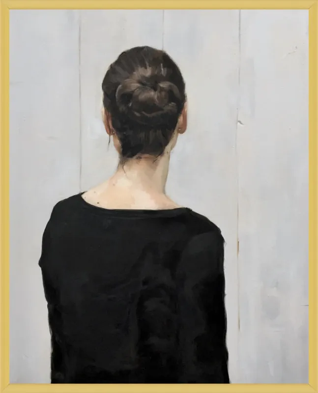Portrait of a young woman by Philine van der Vegte for Artfully Walls