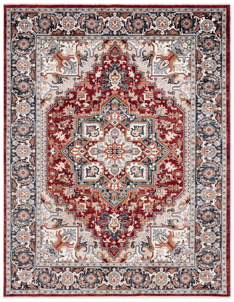 Lauren Ralph Lauren Collection Atwood Rug, Red/Navy, 9' x 13'