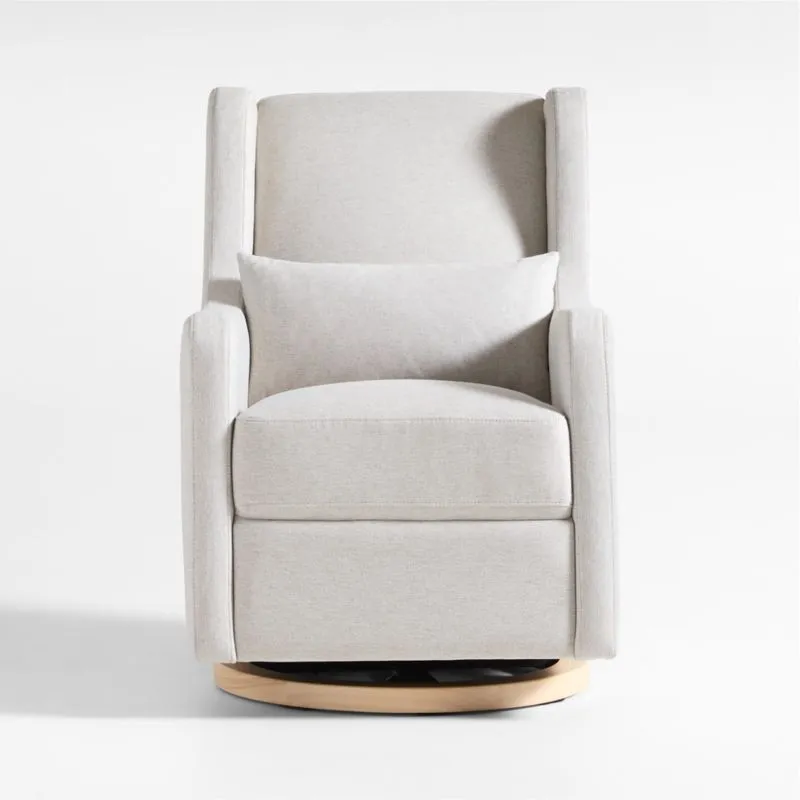Wally Woven Beach Beige Nursery Glider Chair