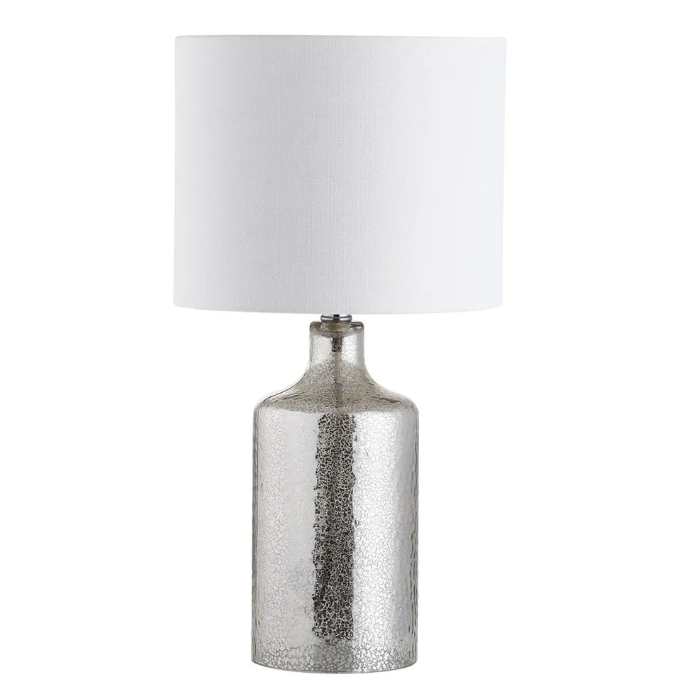 Danaris Table Lamp - Silver/Ivory