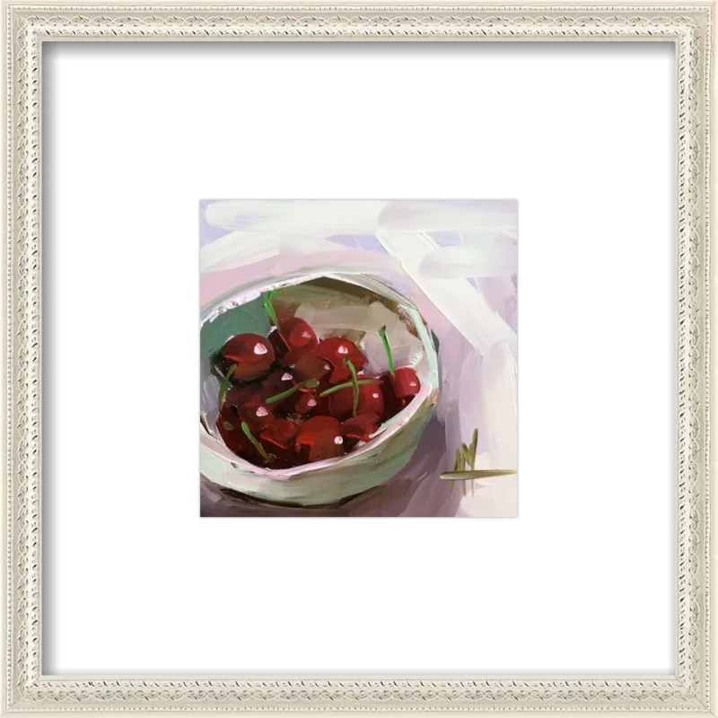bowl of cherries no. 7 by Angela Moulton for Artfully Walls