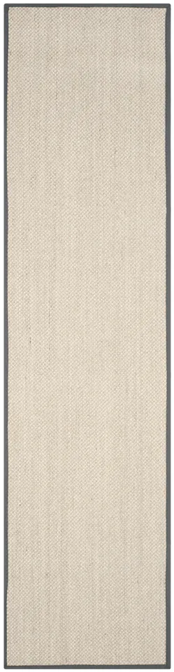 Arlo Home Woven Area Rug, NF143D, Marble/Dark Grey,  2' 6" X 18'