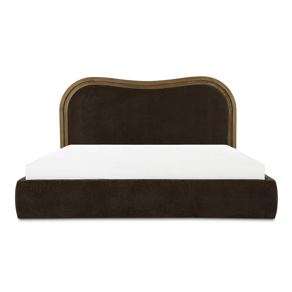 Camilla King Bed Warm Brown