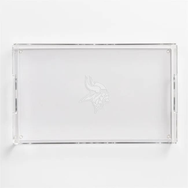 NFL Minnesota Vikings Small Rectangle Acrylic Decorative Tray