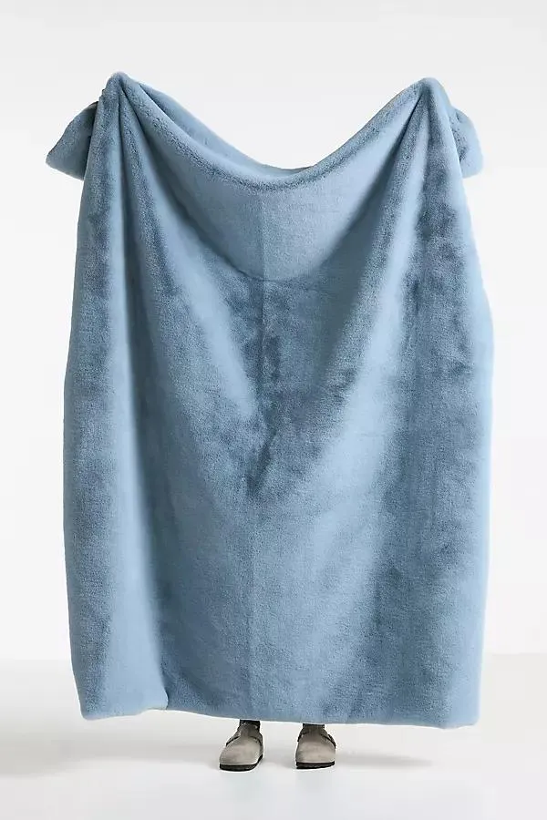 Sophie Faux Fur Throw Blanket