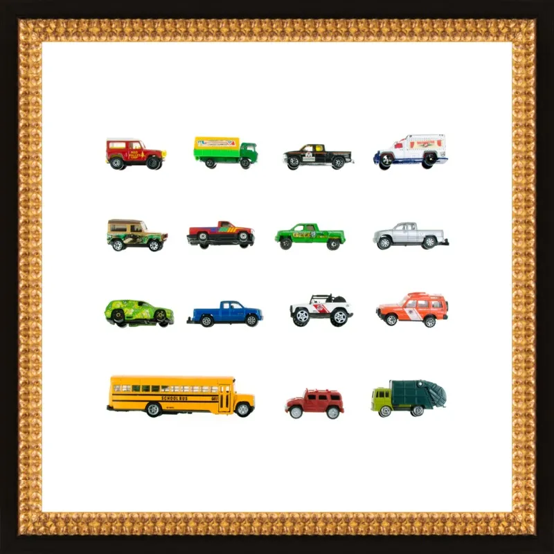 Vintage Toy Trucks by Jennifer Steen Booher for Artfully Walls