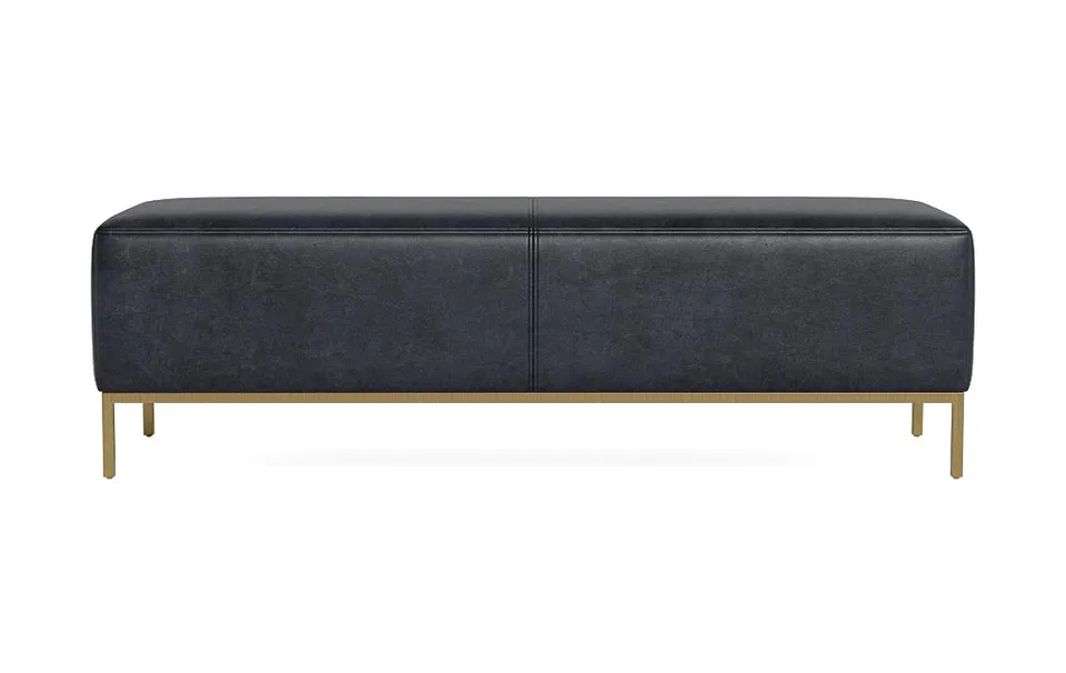 Miller Leather Bench
