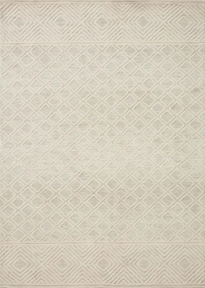 Loloi Neda Ivory / Natural 18" x 18" Sample