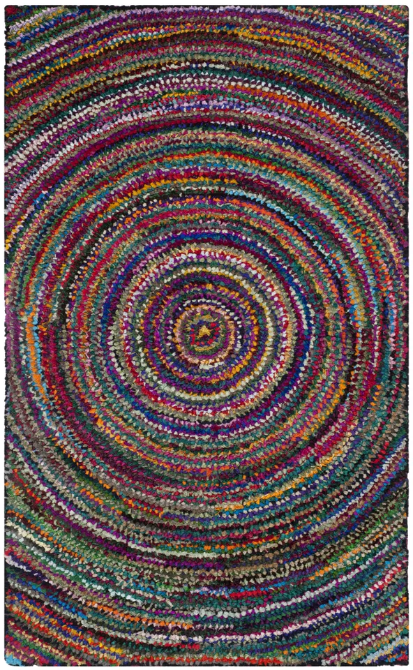 Arlo Home Hand Tufted Area Rug, NAN315A, Multi,  3' X 5'