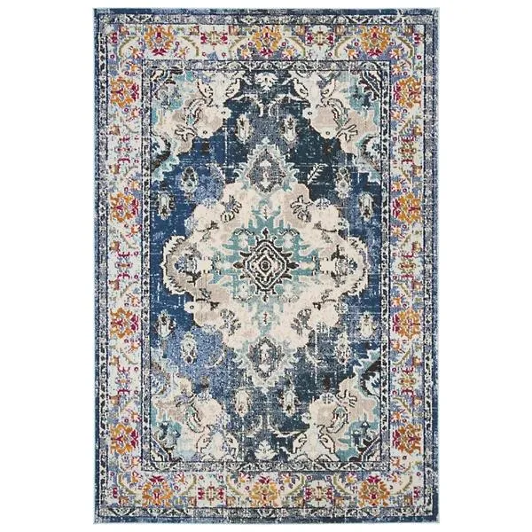 Montego Distressed Medallion Area Rug