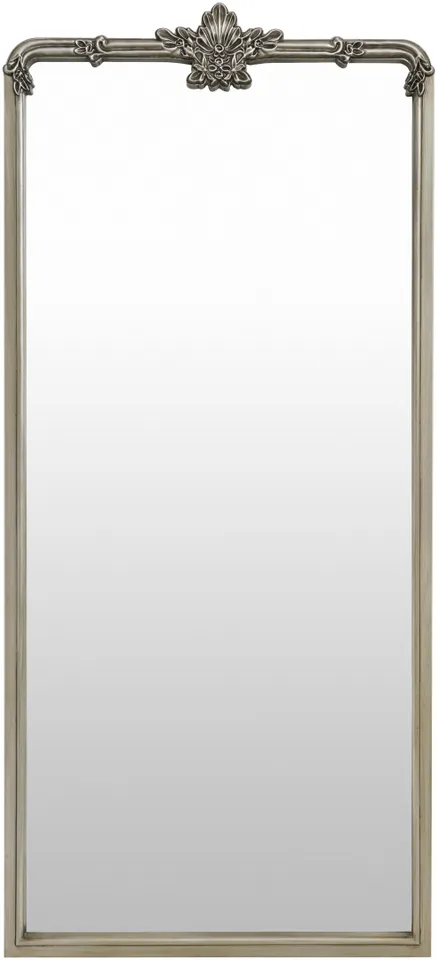 Highclere Silver Gray 66"H x 30"W x 2"D Full Length Mirror