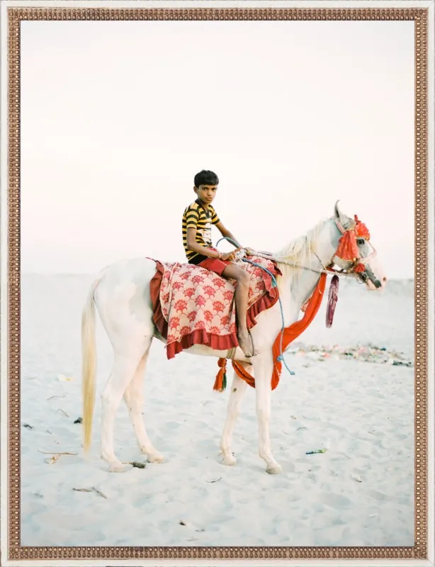 Boy on Horse by Andrew Jacona for Artfully Walls