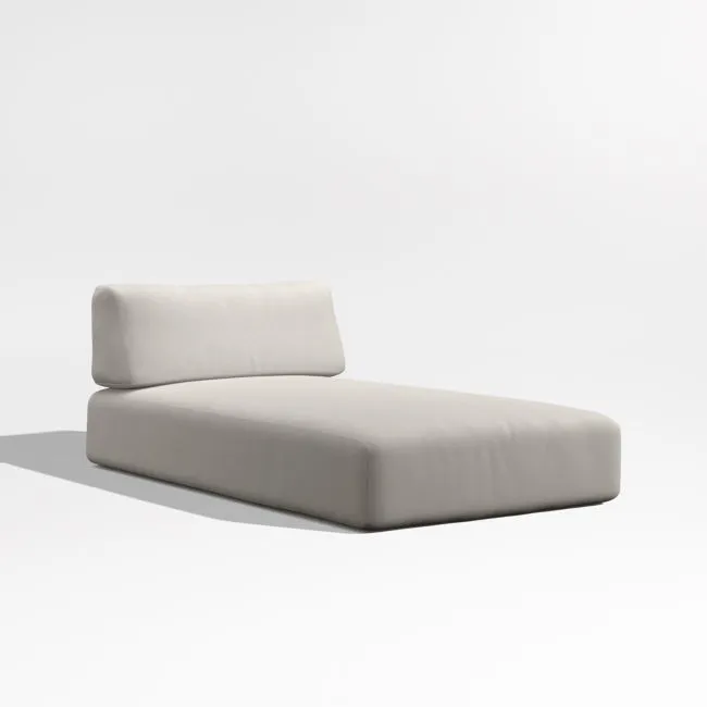 Replacement Mallorca Cast Ash Sunbrella ® Outdoor Chaise Lounge Cushion