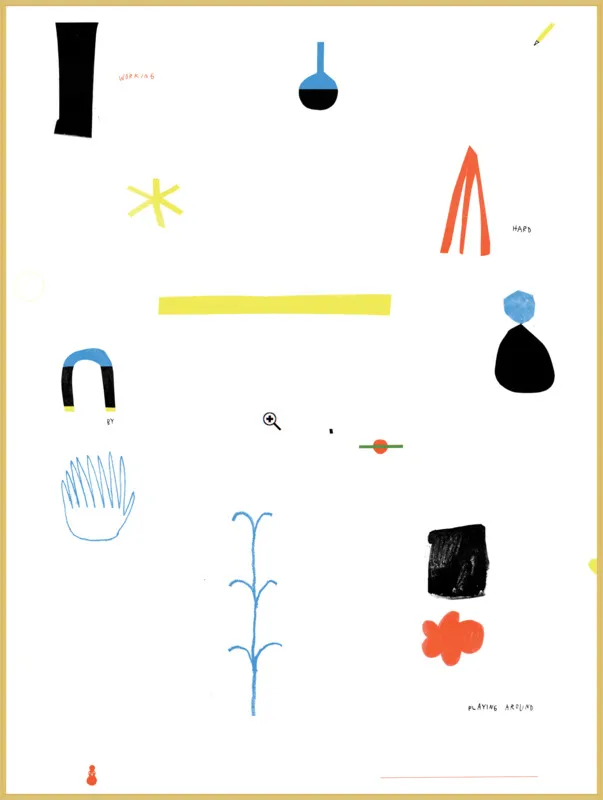 Working hard by playing around  by Agata Królak for Artfully Walls