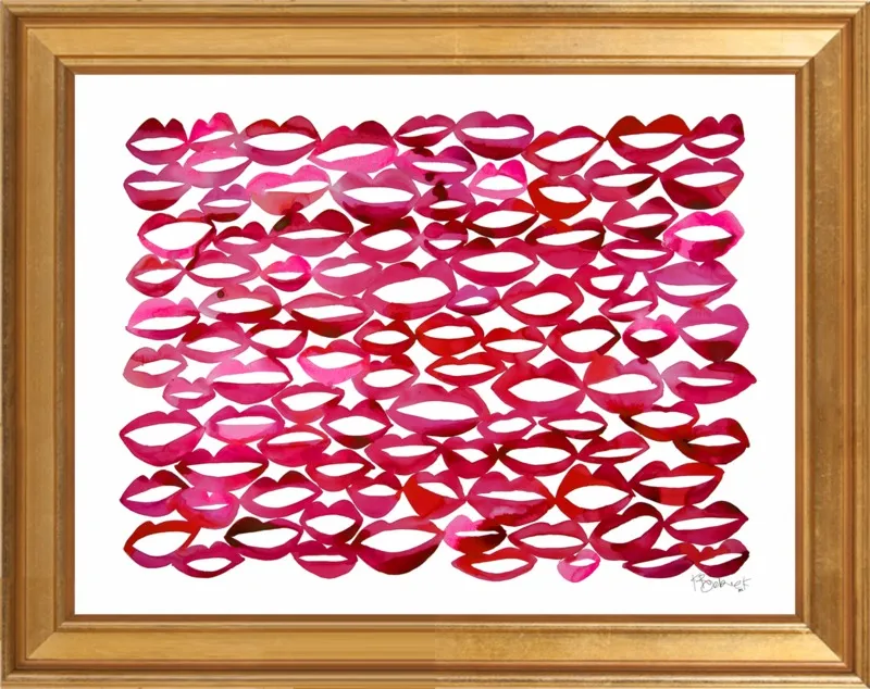 Juicy Lips by Kate Roebuck for Artfully Walls
