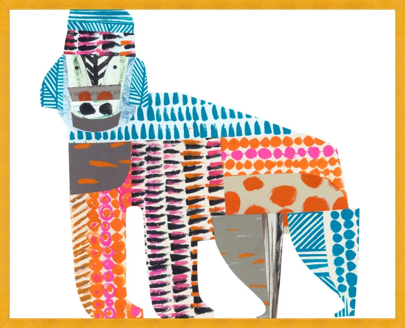 gorilla by Clare Youngs for Artfully Walls