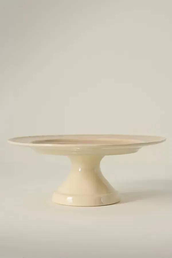 Old Havana Portuguese Stoneware Cake Stand